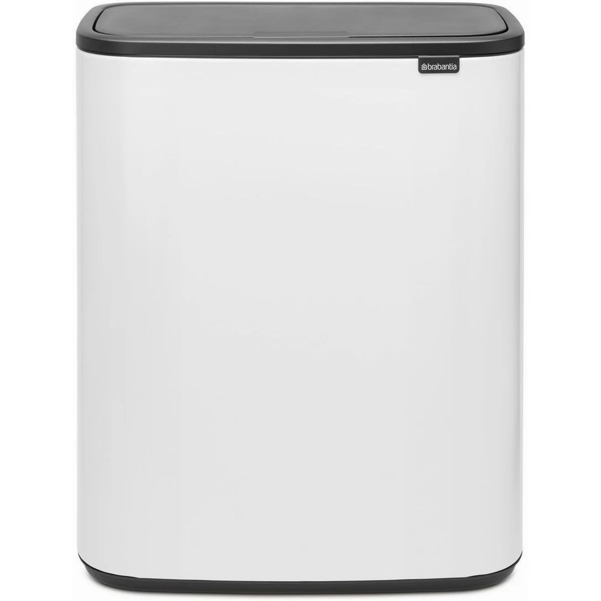 Brabantia Bo Touch Bin, 2 x 30L, einfache Mülltrennung, elegantes Design, herausnehmbare Inneneimer