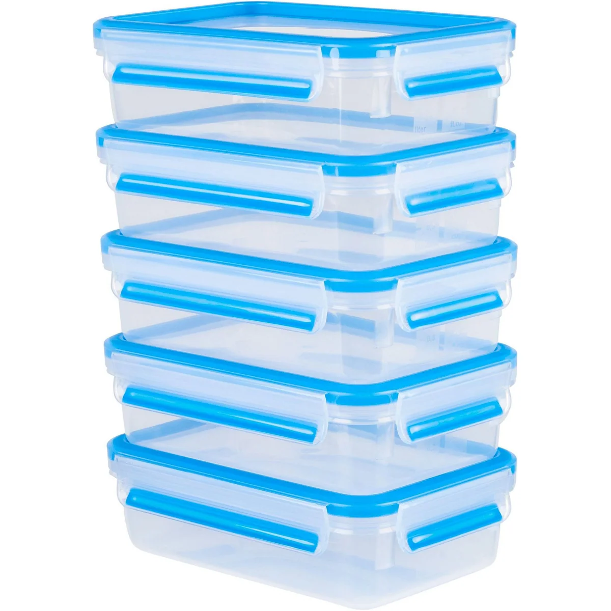 EMSA Clip & Close Set, 10-tlg. Frischhaltedosen, 100 % dicht und hygienisch