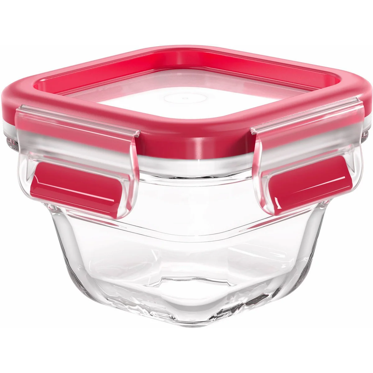 EMSA Clip & Close Aufbewahrungsbecher, Glas, 2-tlg., auslaufsicher, stapelbar