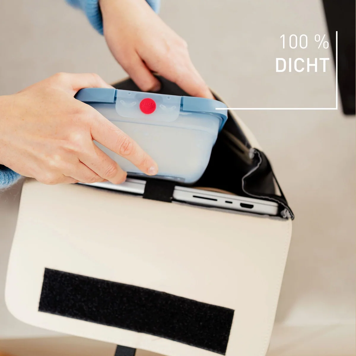 EMSA oneClick Frischhaltedosen Set, 3-teilig, 100% dicht, einfaches Öffnen und Schließen 3