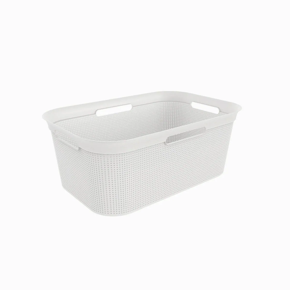 Rotho Brisen Wäschekorb, 40 l Volumen, leicht und platzsparend – ideal für jede Wäsche