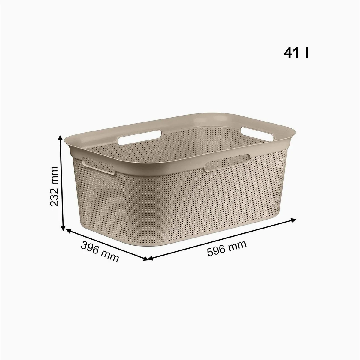 Rotho Brisen Wäschekorb-Set, 2-teilig – flexibel, leicht & belüftet 5