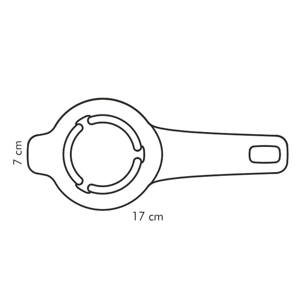 Tescoma Eiertrenner DELÍCIA, leichtes Trennen von Eiweißen, ergonomische Handhabung 2