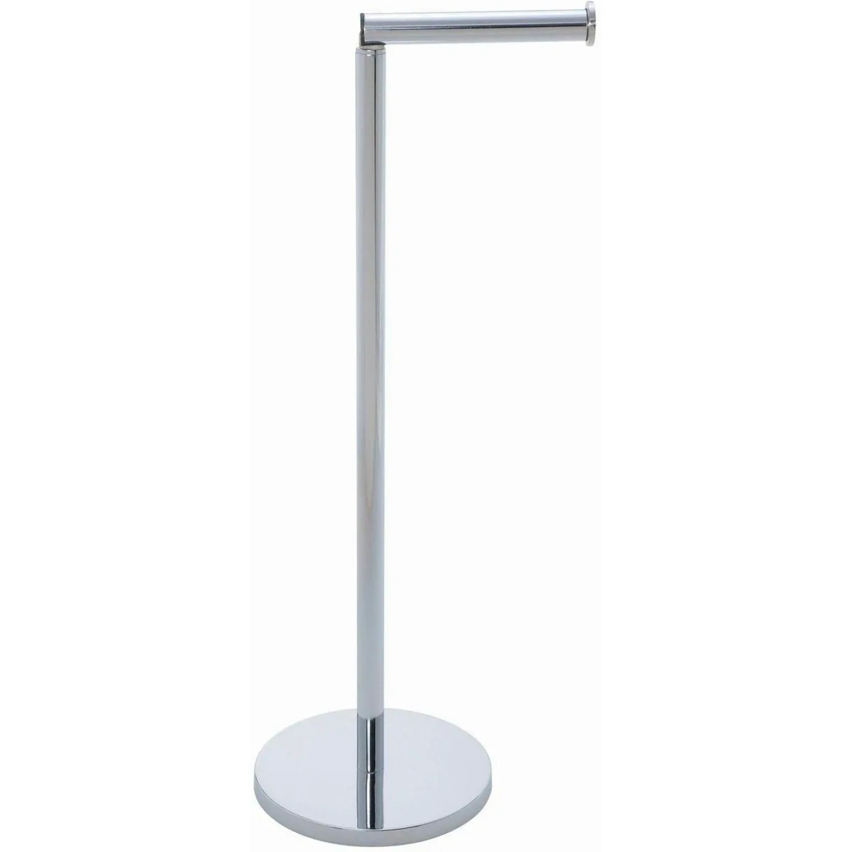 WENKO Toilettenpapierhalter 2 in 1, praktischer Ersatzrollenhalter, Höhe: 55 cm