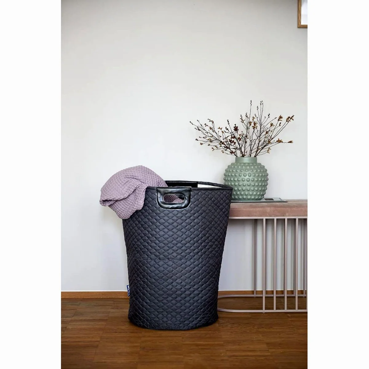 WENKO Wäschebox Wabo, aus hochwertigem Polyester, 75 l, mit Tragegriffen 5