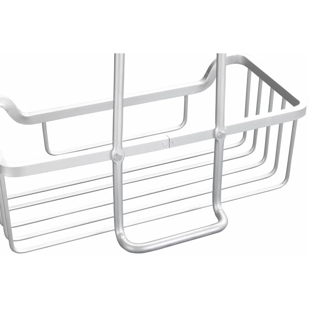 WENKO Duschablage Milo, praktisches Design, robuste Materialien, einfache Befestigung