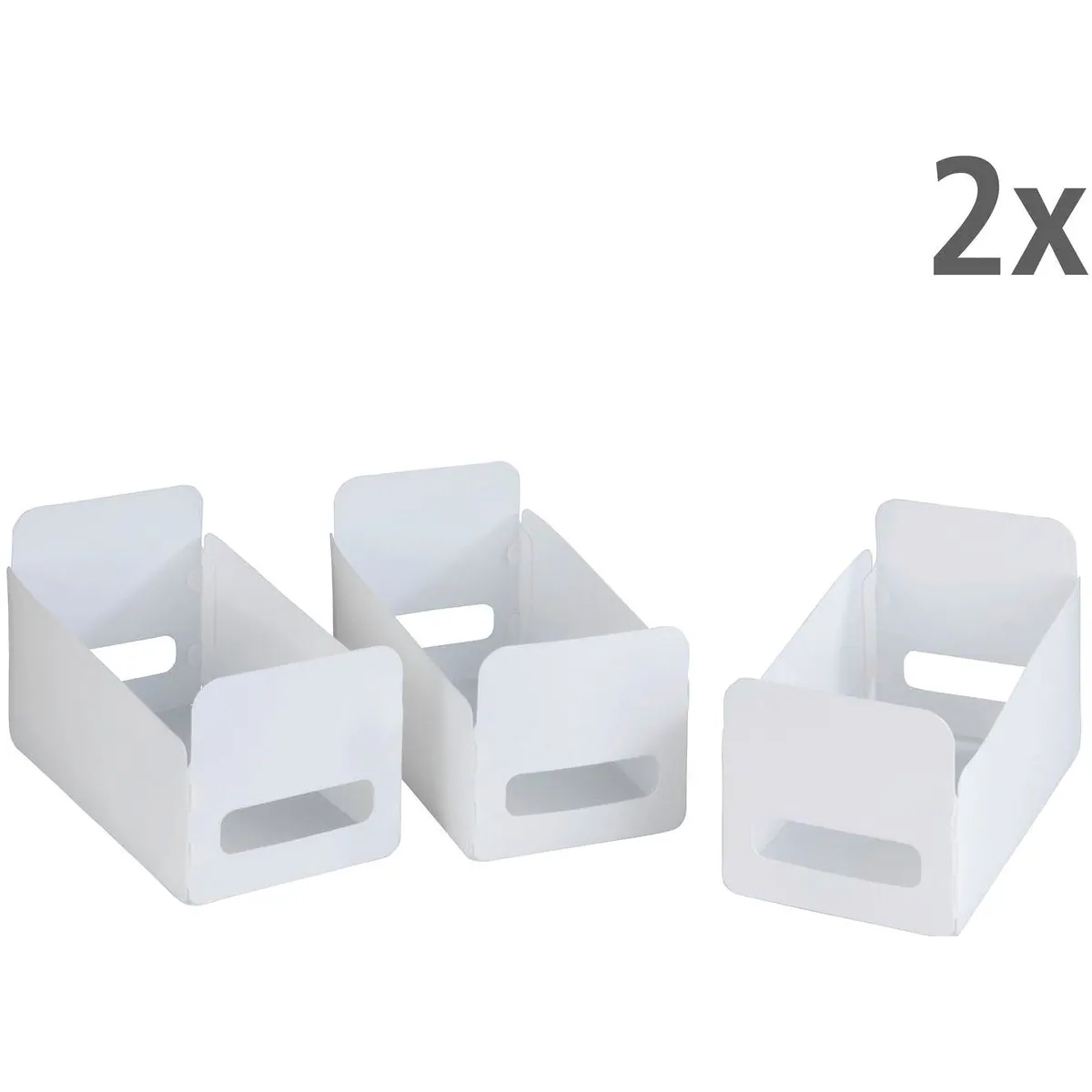 WENKO Organizer Universal Set, faltbar, aus hochwertigem Kunststoff, 6 Stück