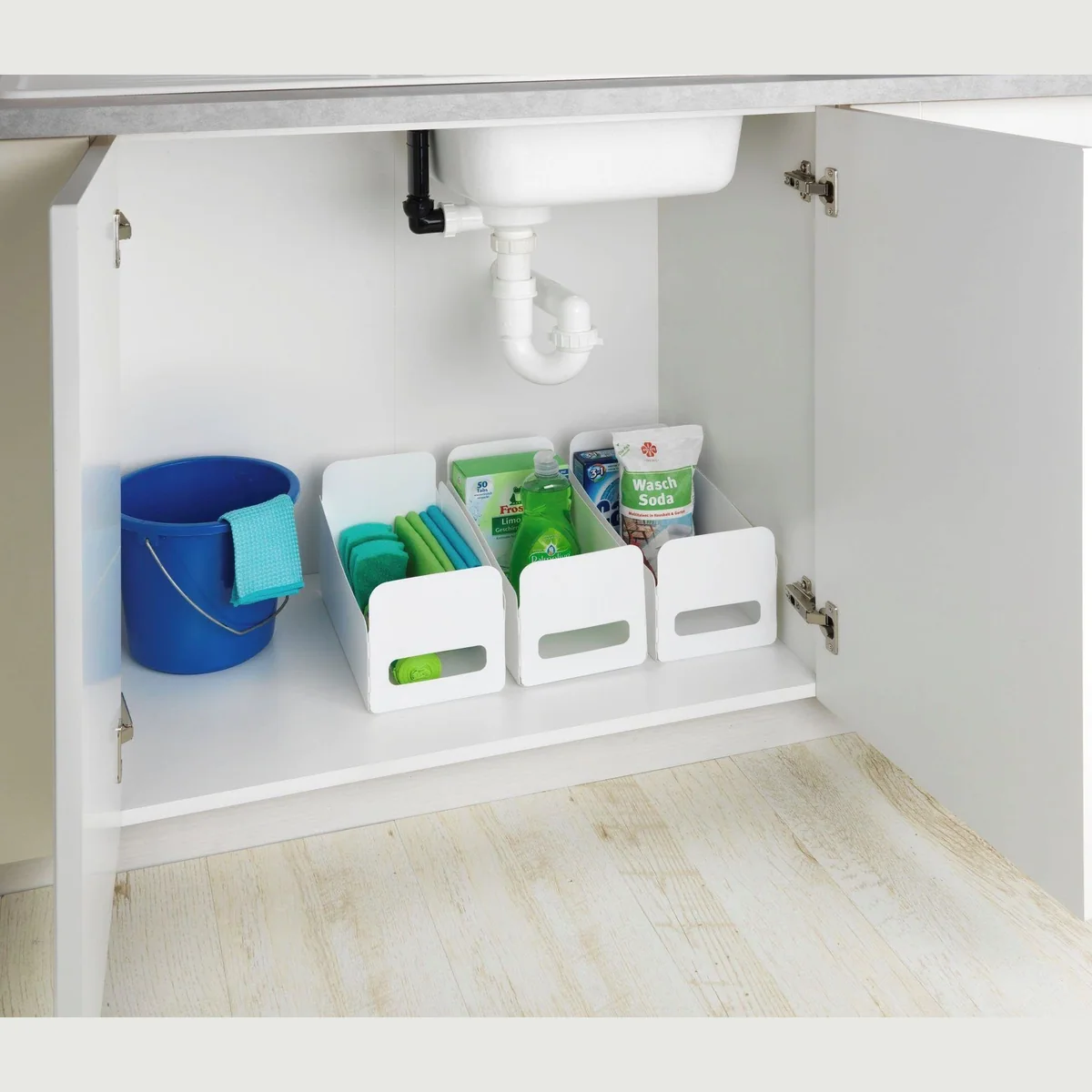 WENKO Organizer Universal Set, faltbar, aus hochwertigem Kunststoff, 6 Stück 2