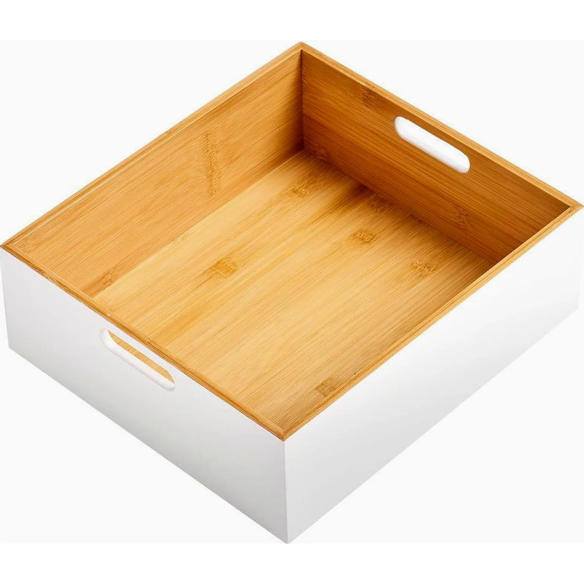 Zeller Aufbewahrungsbox, aus Bambus, skandinavisches Design, stapelbar 2