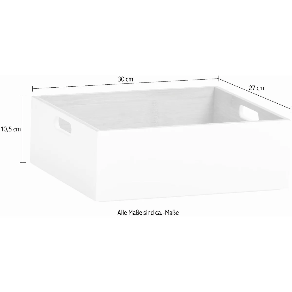 Zeller Aufbewahrungsbox, aus Bambus, skandinavisches Design, stapelbar 4