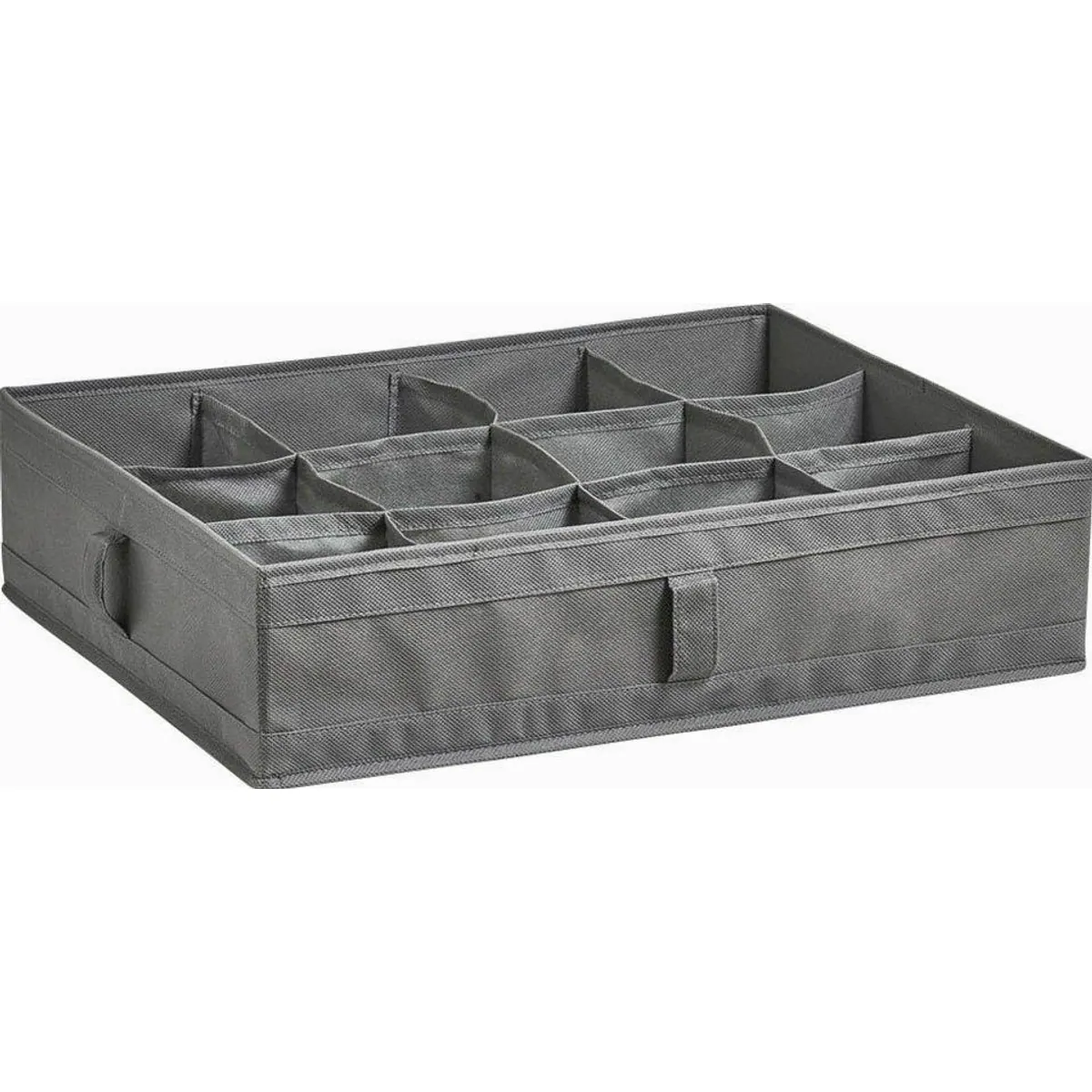 Zeller Organizer 12 Fächer, faltbar und stabil — ideal für Wäsche und Kleinkram