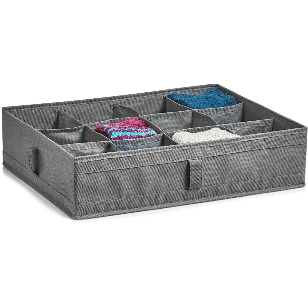 Zeller Organizer 12 Fächer, faltbar und stabil — ideal für Wäsche und Kleinkram 2