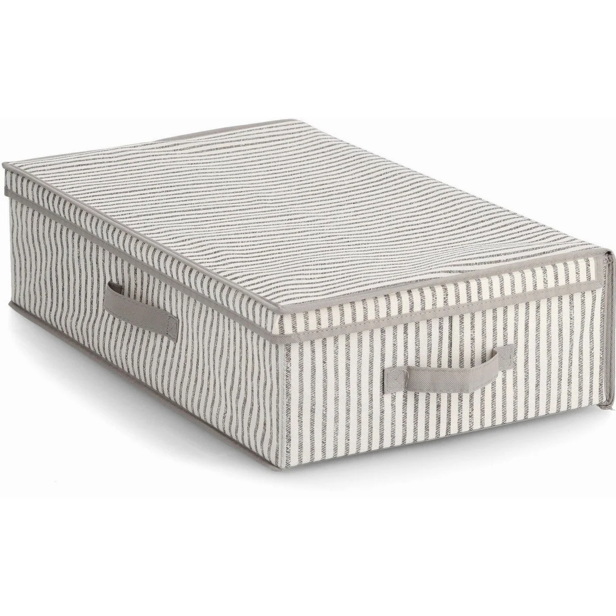 Zeller Aufbewahrungsbox Stripes, praktisches Vlies, beige
