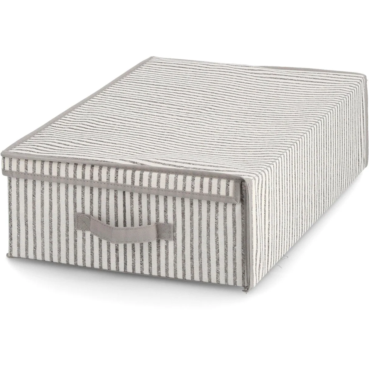Zeller Aufbewahrungsbox Stripes, praktisches Vlies, beige 3
