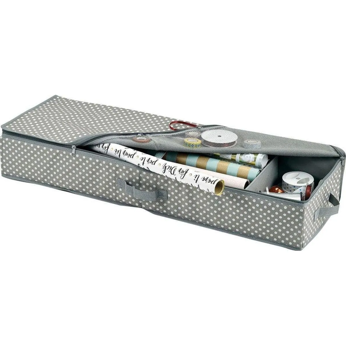 Zeller Aufbewahrungsbox, effizienter Geschenkpapier-Organizer, aus Polyester 2