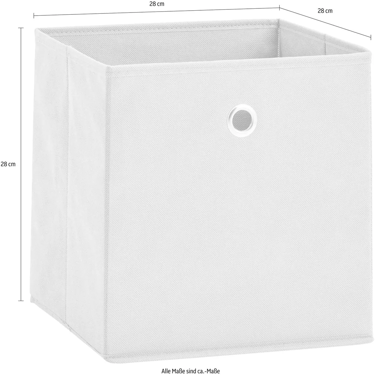 Zeller Aufbewahrungsbox Set, faltbar und platzsparend, modernes Design 3