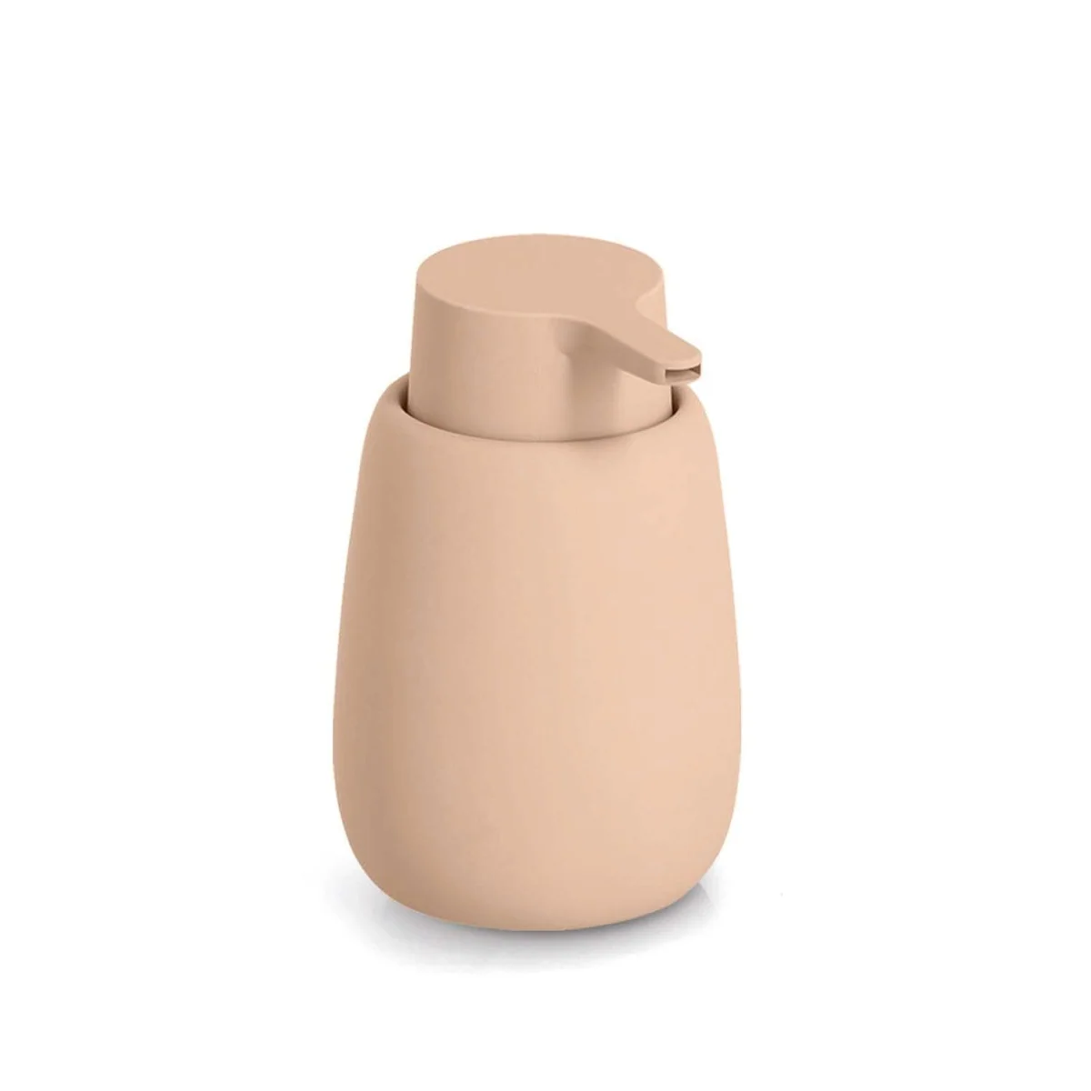 Zeller Badaccessoire-Set, 6-teilig, Keramik, Mandel — stilvolles Design, hygienisch, pflegeleicht 2