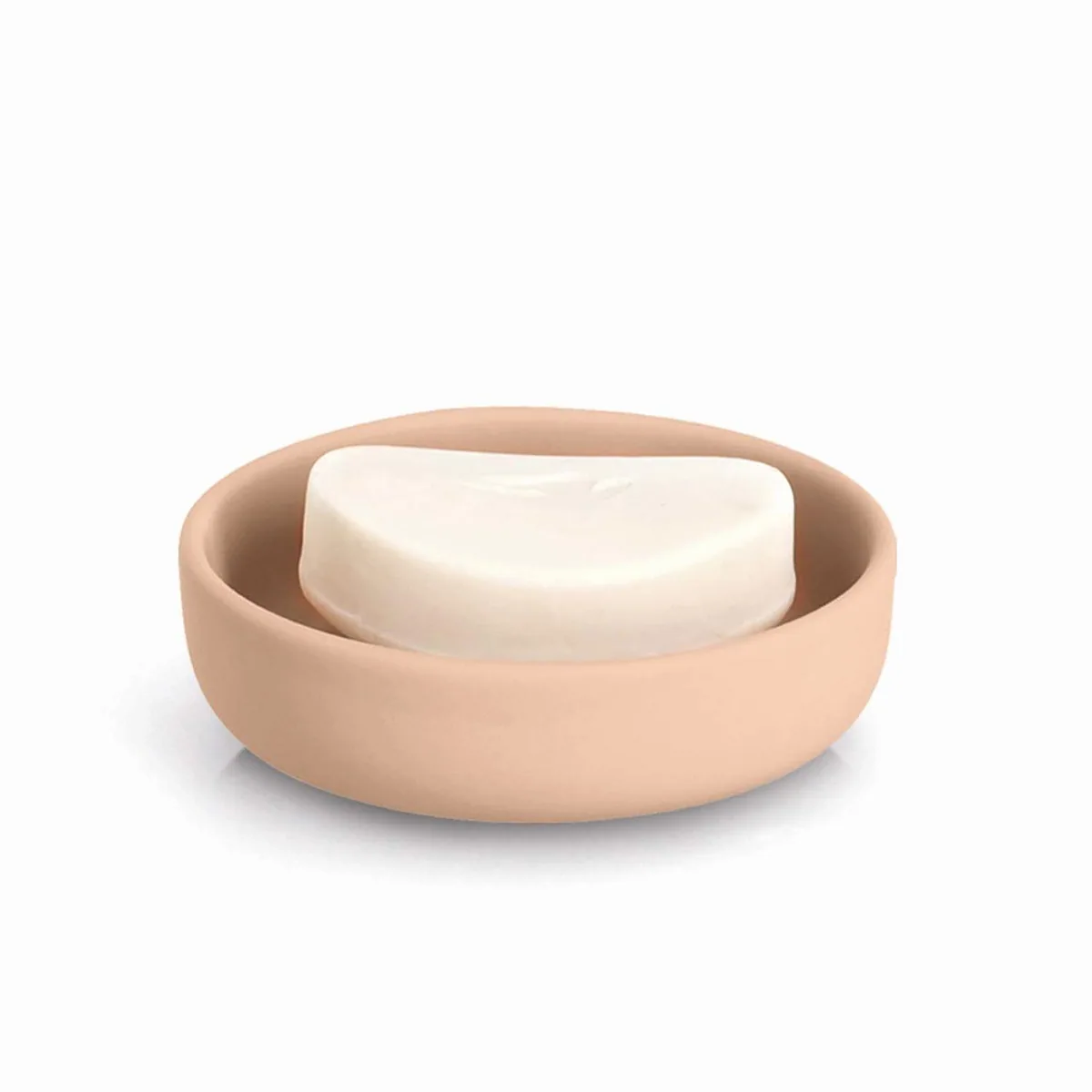 Zeller Badaccessoire-Set, 6-teilig, Keramik, Mandel — stilvolles Design, hygienisch, pflegeleicht 5